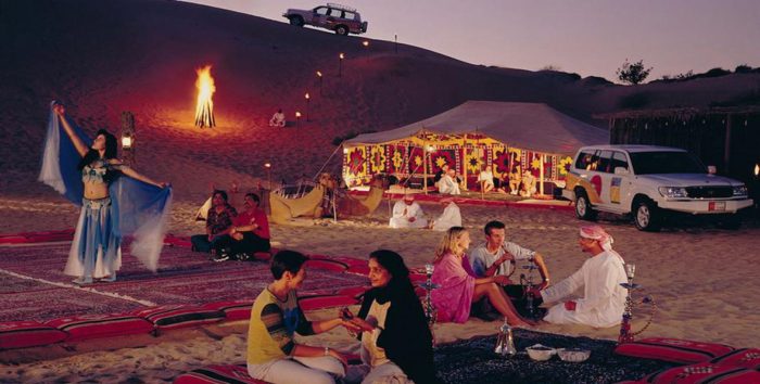 Dubai cena nel deserto