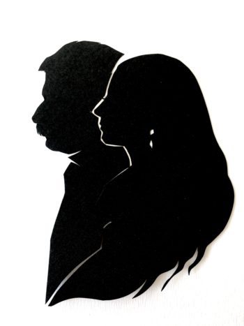 silhouette coppia