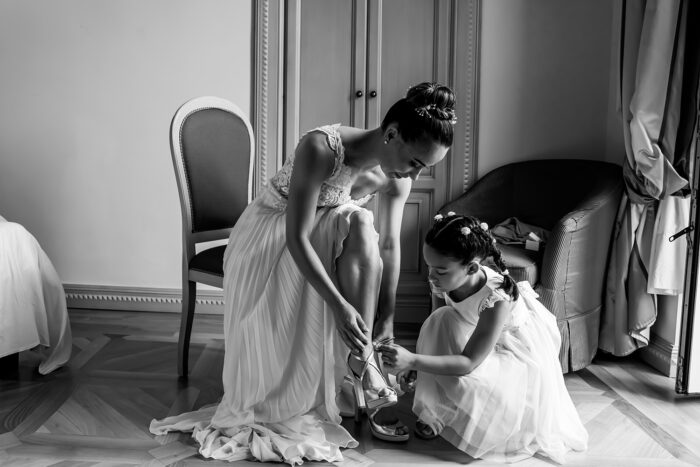 Preparazione sposa