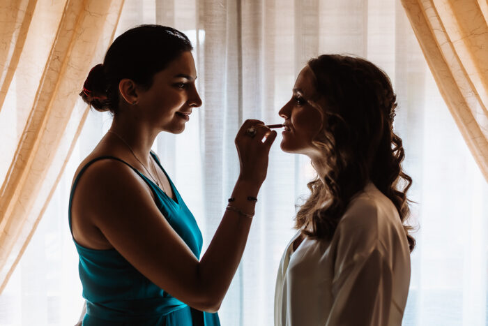 Preparazione sposa