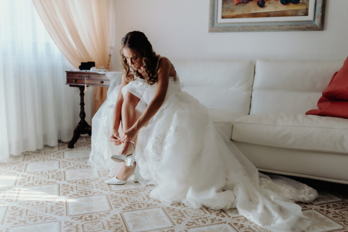 Preparazione sposa