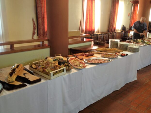 Buffet in sala