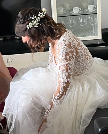 Semiraccolto sposa 